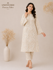 Premium Chikankari Lawn Shirt Fabric