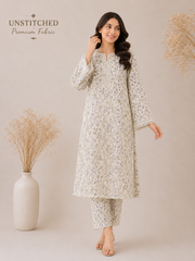 Premium Chikankari Lawn Shirt Fabric