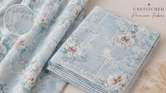 Premium Embroidered Unstitched Lawn Fabric (Shirt Only)