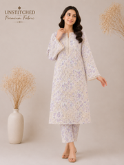 Premium Chikankari Lawn Shirt Fabric
